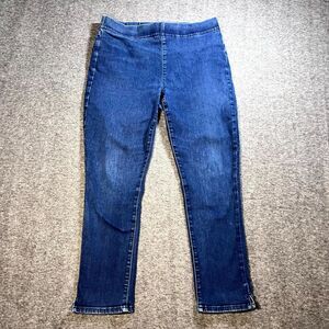 NYDJ Size 12 Lift Tuck Pull On Blue Denim Stretch Jeggings Style #MDNM1243 31x26